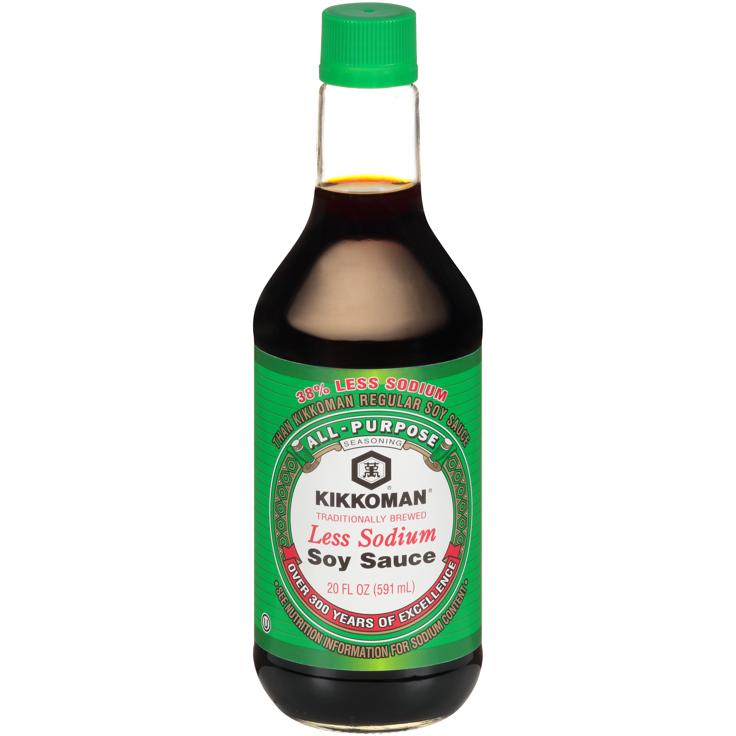 Kikkoman Less Sodium Lite Soy Sauce, 20 Fluid Ounce -- 12 Per Case