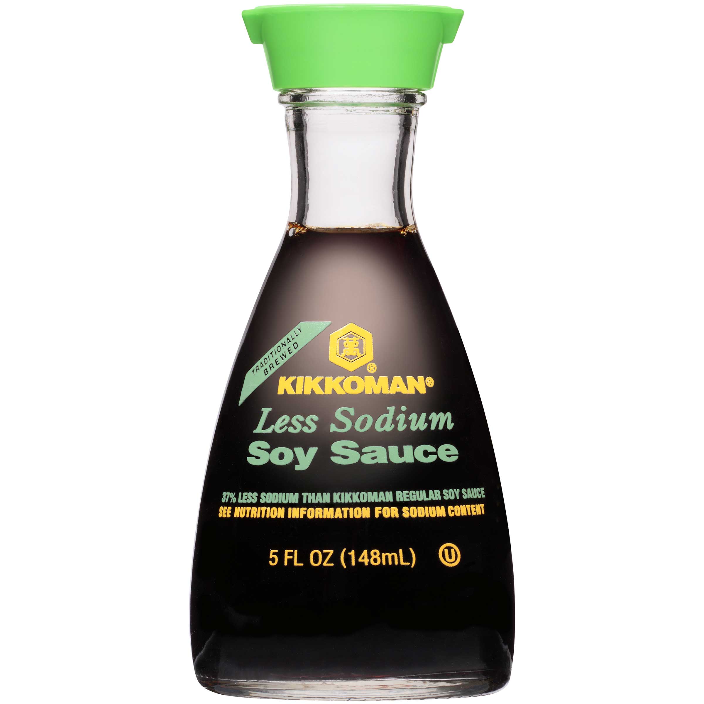 Kikkoman Less Sodium Soy Dispenser, 5 Fluid Ounce -- 12 Per Case