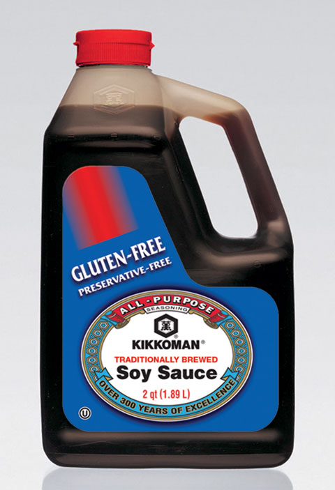 Kikkoman Gluten Free Preservative Free Soy Sauce, 2 Quart -- 1 Each