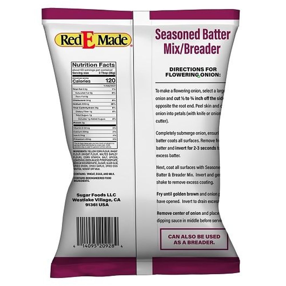 Red E Made Seasoned Batter Mix Breader, 5 Pound -- 6 Per Case