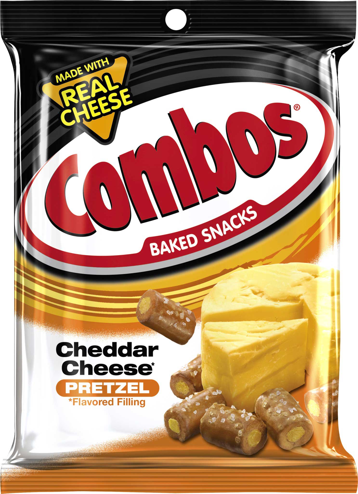 Combos Cheddar Cheese Pretzel Snack, 6.3 Ounce -- 12 Per Case