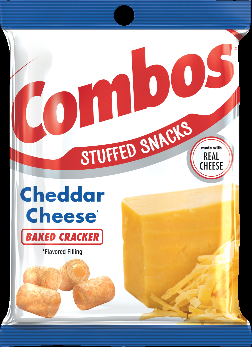 Combos Cheddar Cheese Cracker Snack, 6.3 Ounce -- 12 Per Case