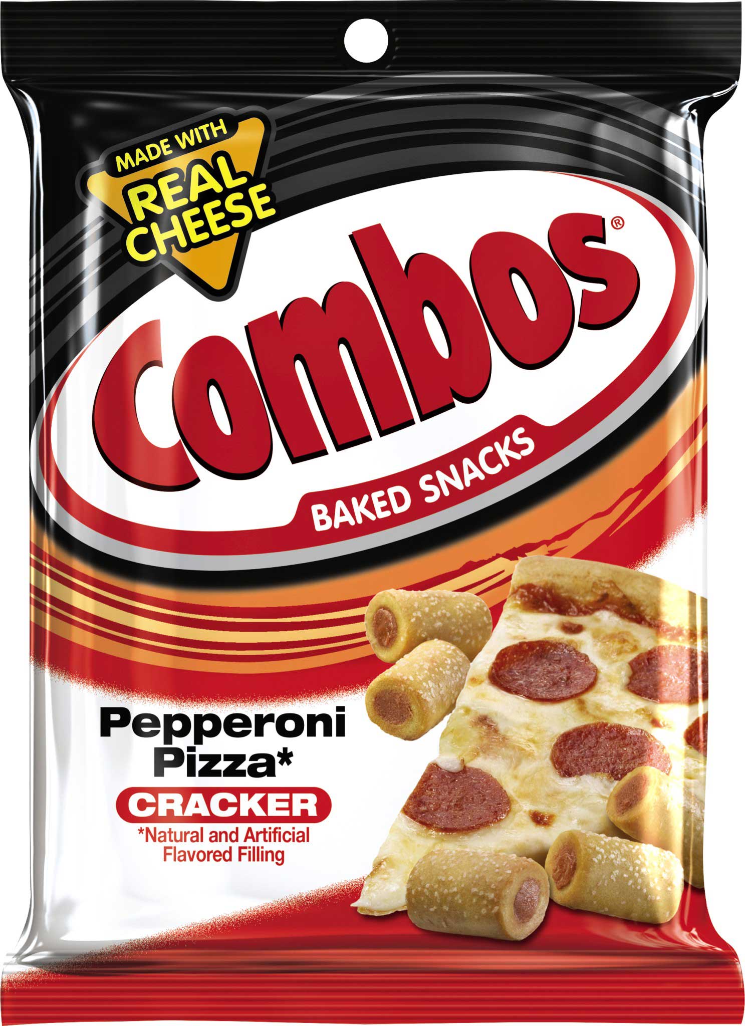 Combos Pepperoni Pizza Cracker Snack, 6.3 Ounce -- 12 Per Case