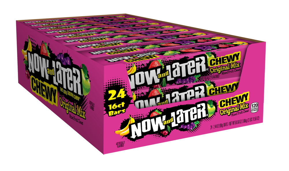 Now and Later Original Mixed Fruit Chews, 2.44 Ounce -- 288