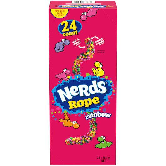 Nerds Rainbow Rope Candy, 0.92 Ounce -- 288 Per Case