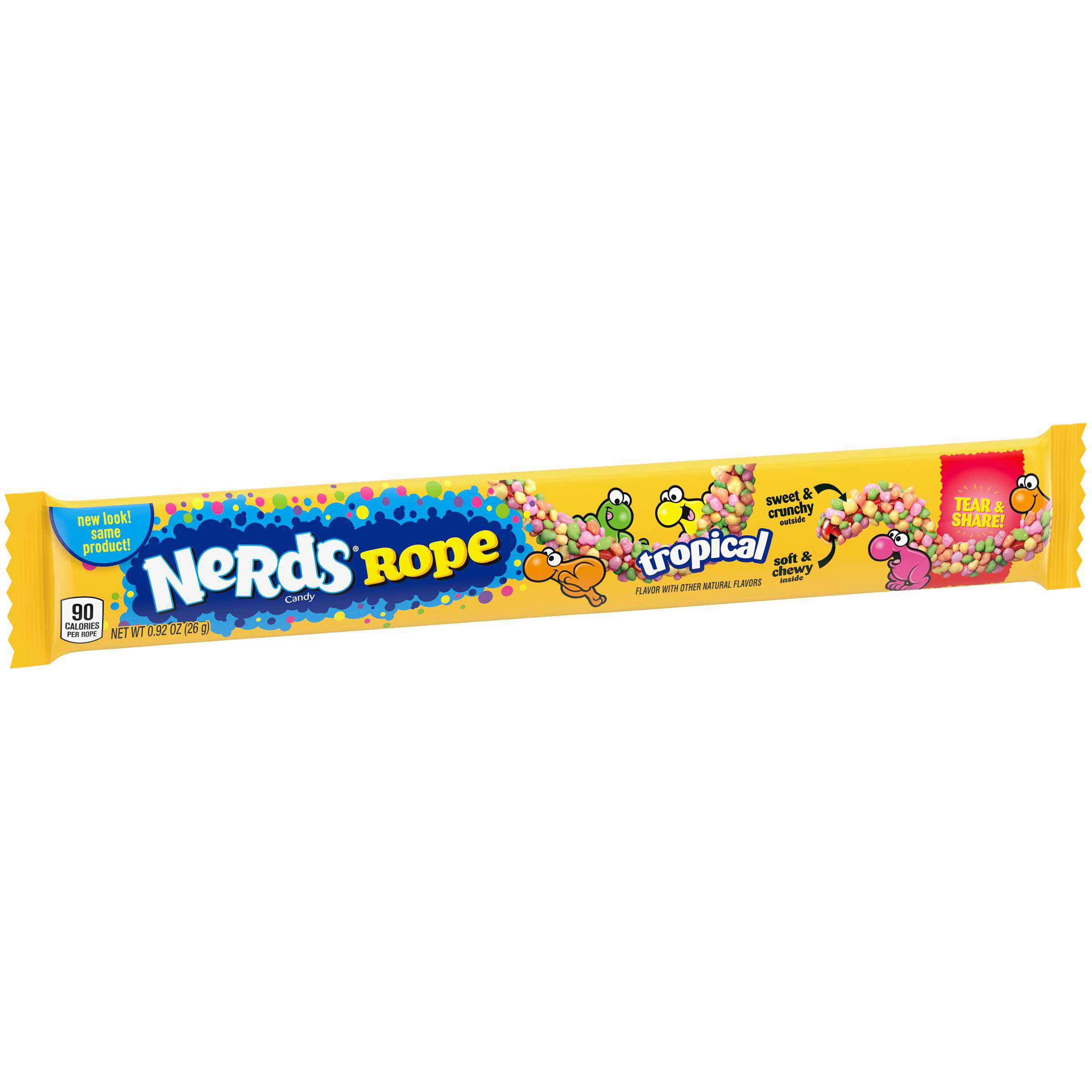 Nerds Rope Tropical Candy, 0.92 Ounce - 24 count per pack -- 12 packs per case
