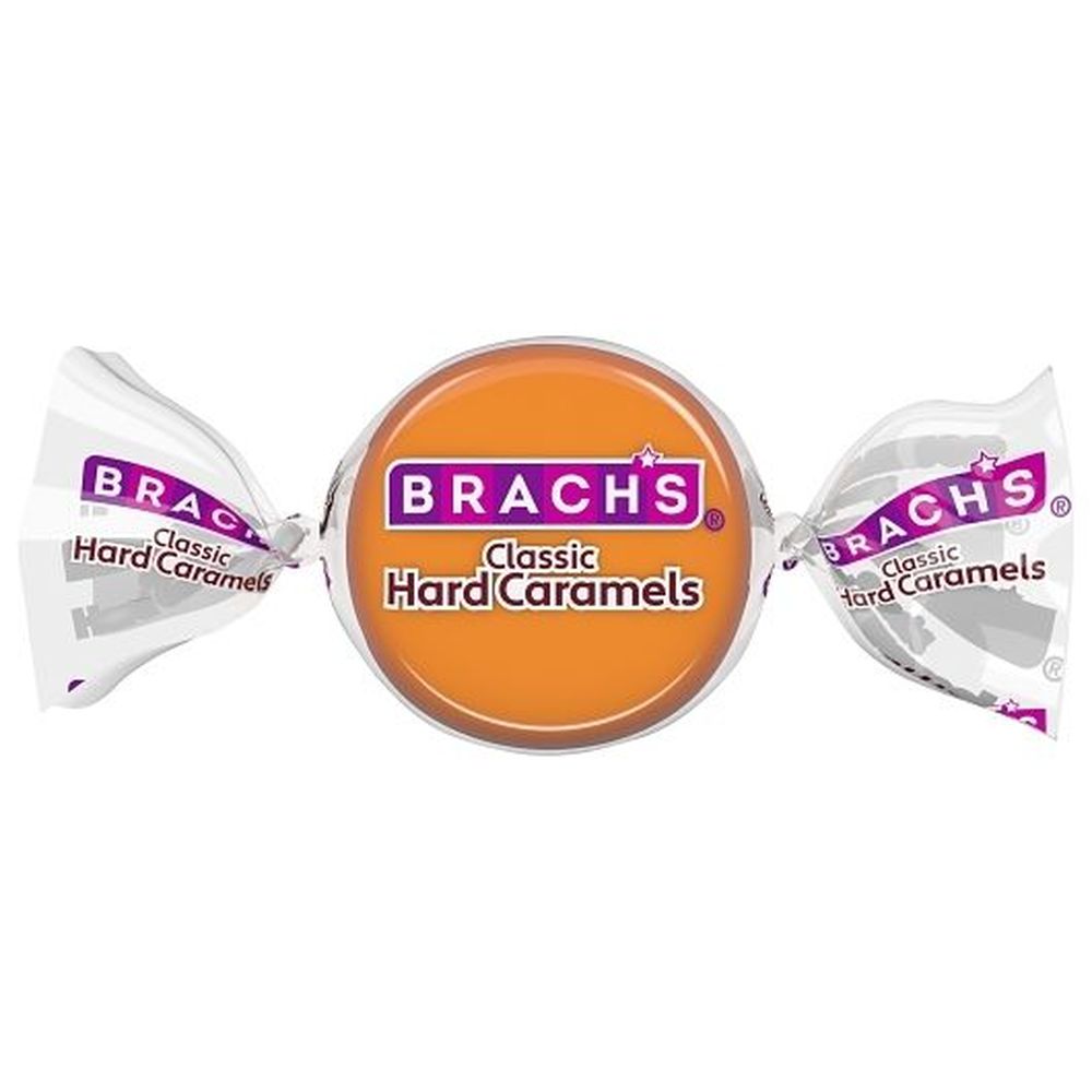 Brachs Caramel Nips Candy - Peg Bag, 3.25 Ounce -- 12 per case