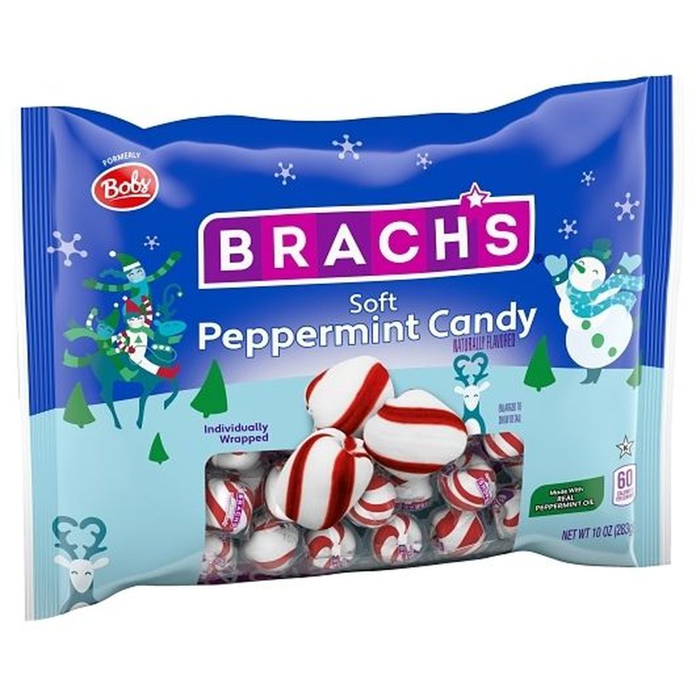 Brach's Holiday Soft Peppermint Candy, 10 Ounce -- 12 Per Case