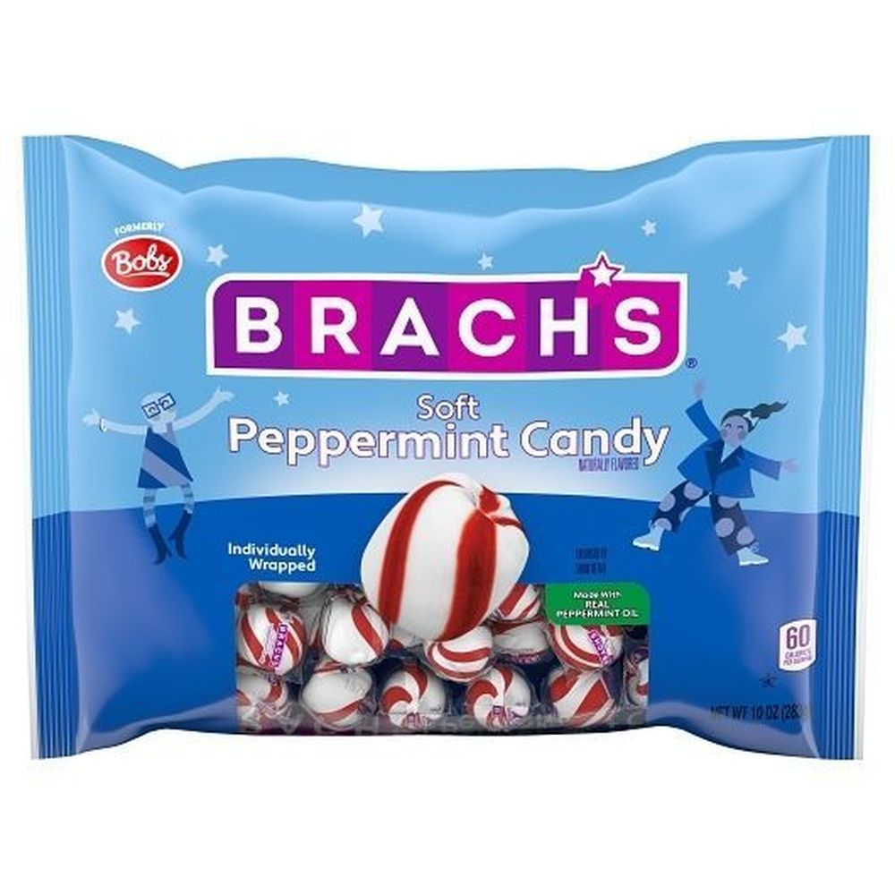 Brachs Soft Peppermint Candies 10 Ounce Laydown Bag 6 Per Case brachs-soft-peppermint-candies-10-ounce-laydown-bag-6-per-case