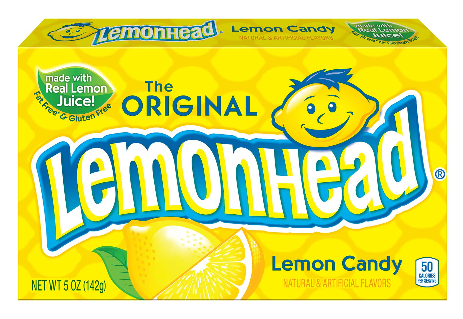 Lemonhead The Original Lemon Candy Theater Box, 5 Ounce