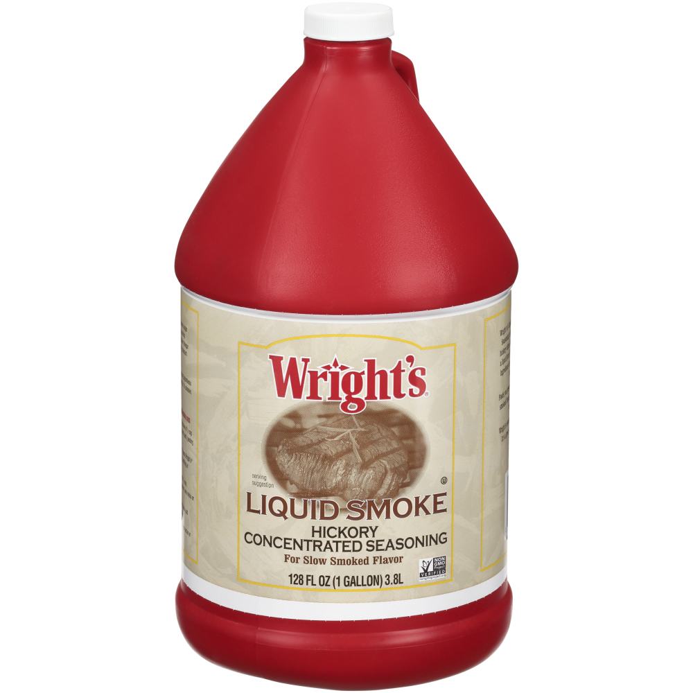 Wright's Hickory Flavored Liquid Smoke, 4 Gal. Bottle -- 4 Per Case