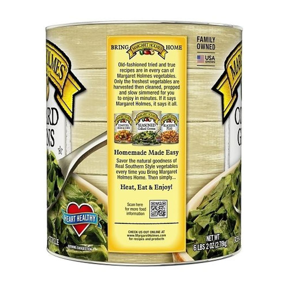 Margaret Holmes Collard Greens, 6.13 Pound -- 6 Per Case