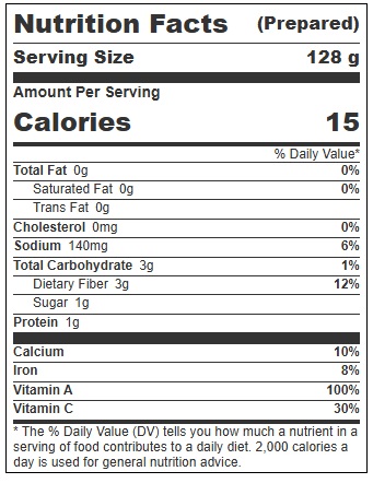 Margaret Holmes Chopped Turnip Greens With Roots, 98 Ounce -- 6 Per Case