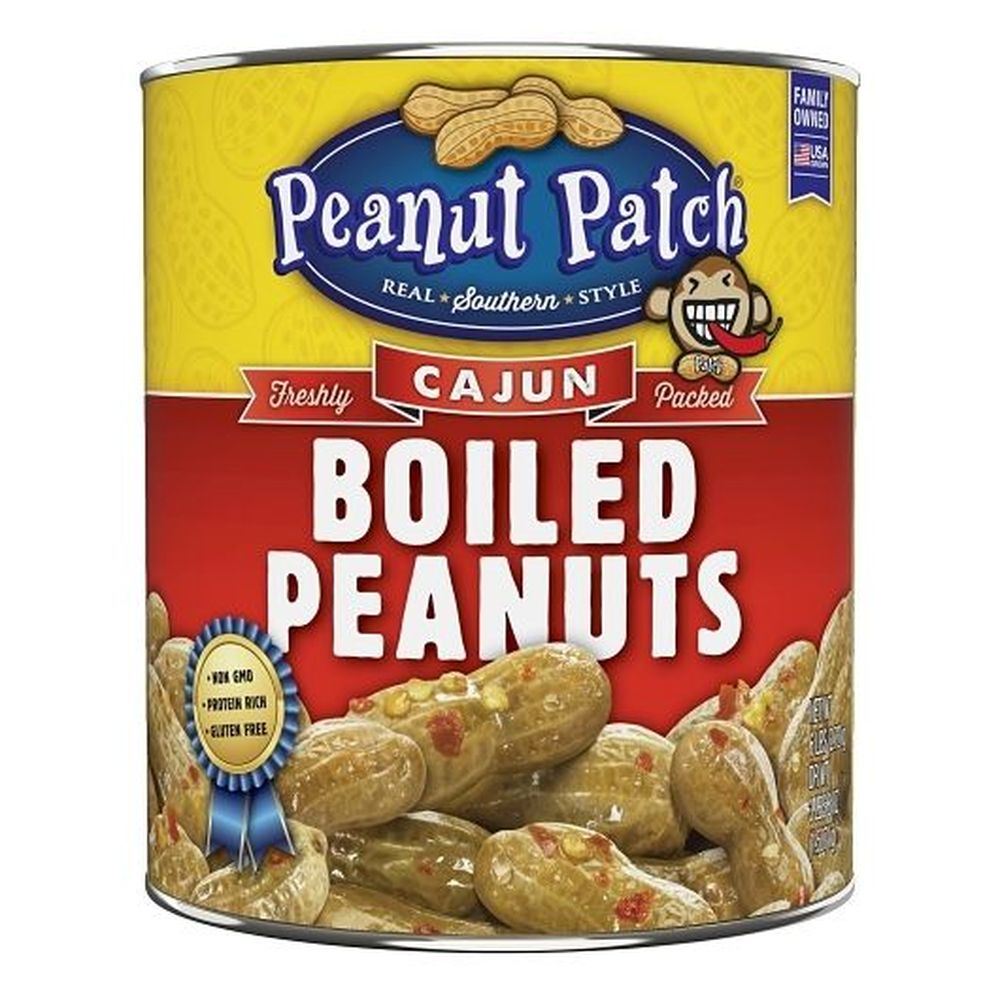 Peanut Patch Cajun Green Boiled Peanuts, 6.5 Pound -- 6 Per Case