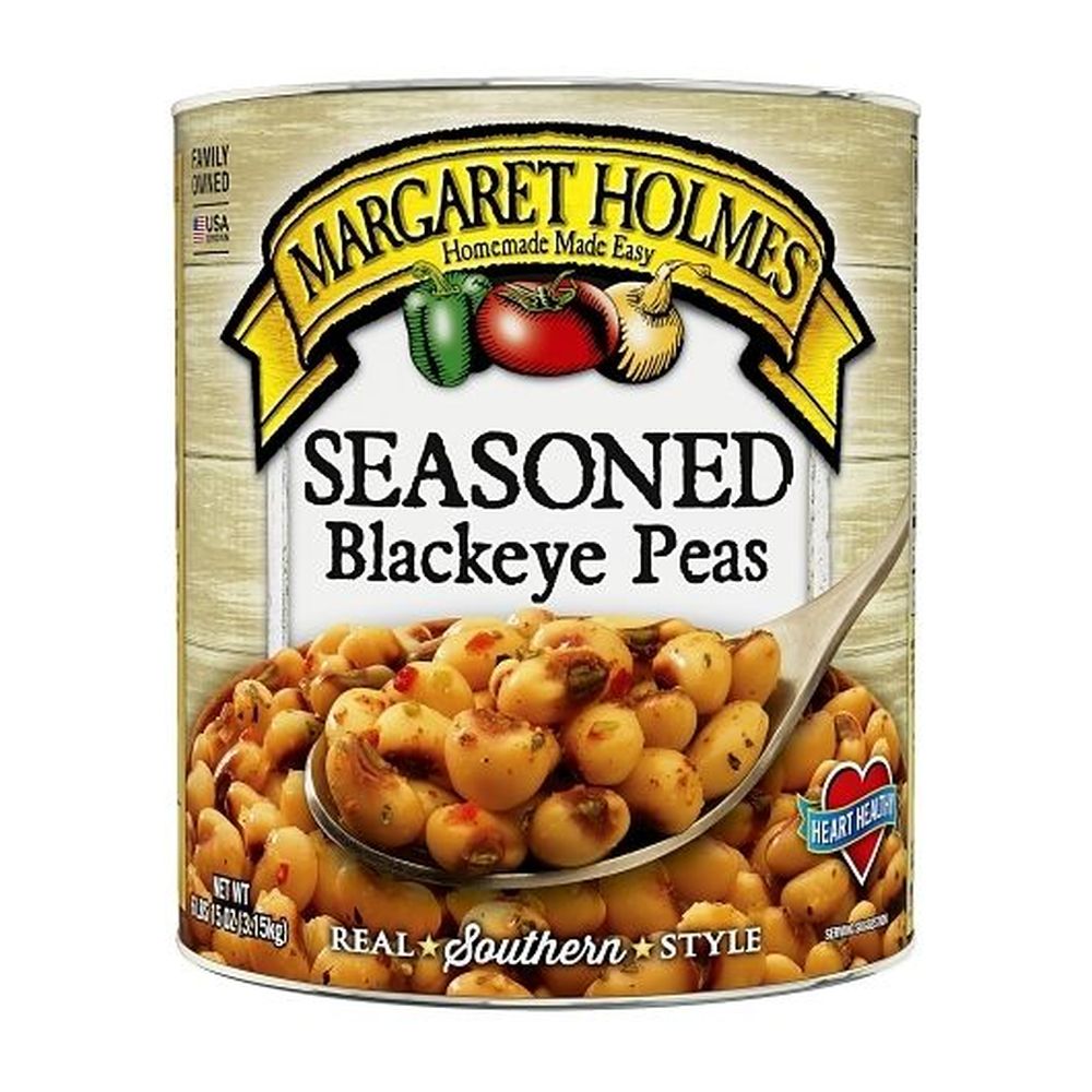 Margaret Holmes Seasoned Blackeye Peas, 111 Ounce -- 6 Per Case