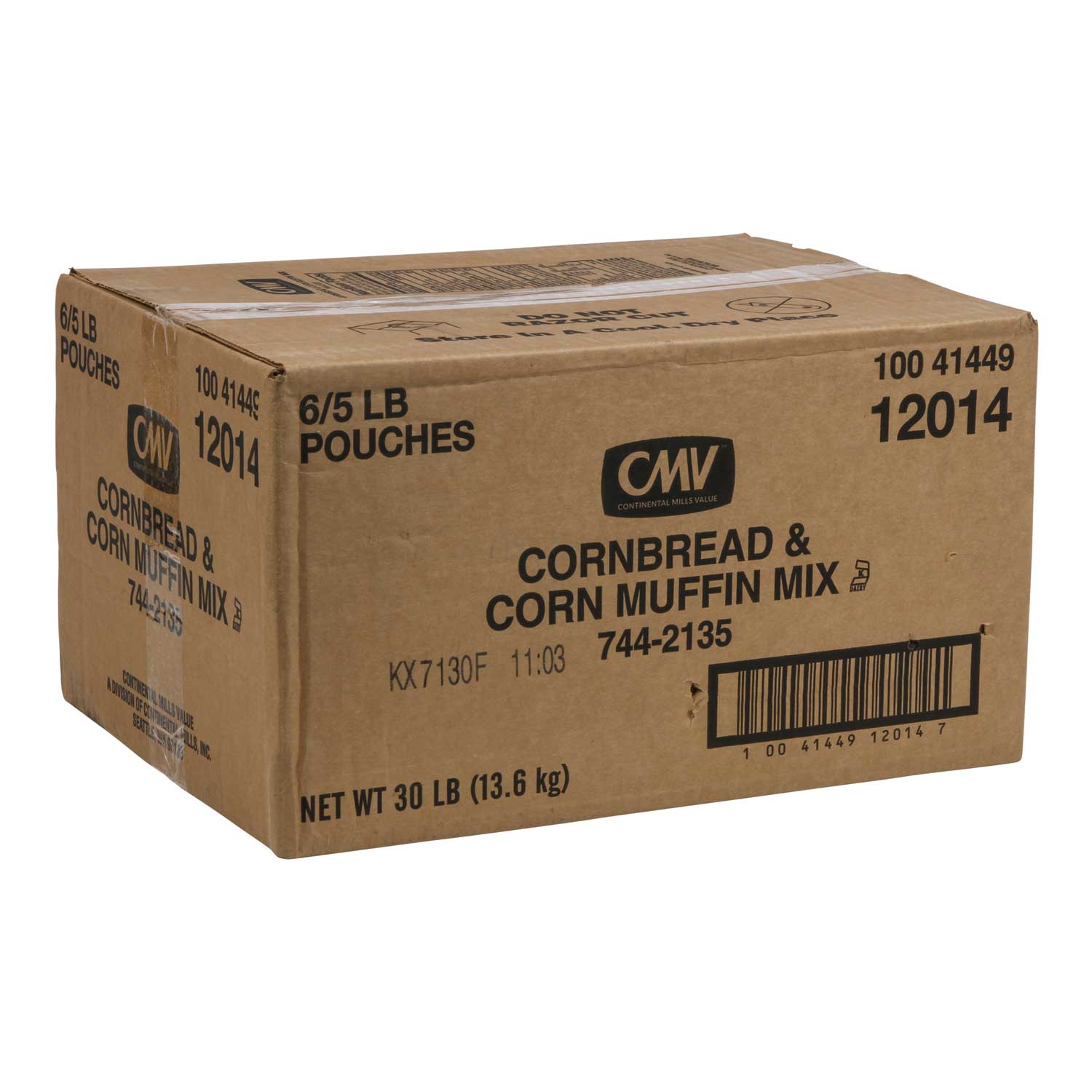 Continental Mills Cornbread Muffin Mix, 5 Pound -- 6 Per Case