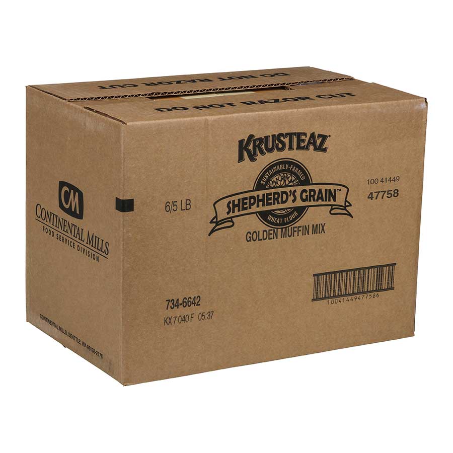 Krusteaz Shepherd's Grain Basic Muffin Mix, 80 Ounce -- 6 Per Case