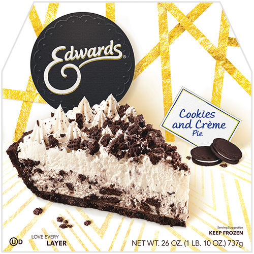 Edwards Cookies N Cream Pie, 26 Ounce -- 6 Per Case