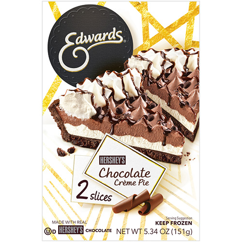 Edwards Chocolate Cream Single Pie With Hershey, 5.34 Ounce -- 12 Per Case