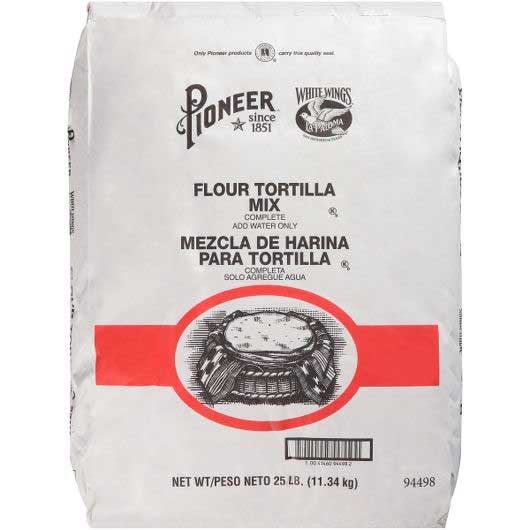 White Wings Flour Tortilla Mix, 25 Pound