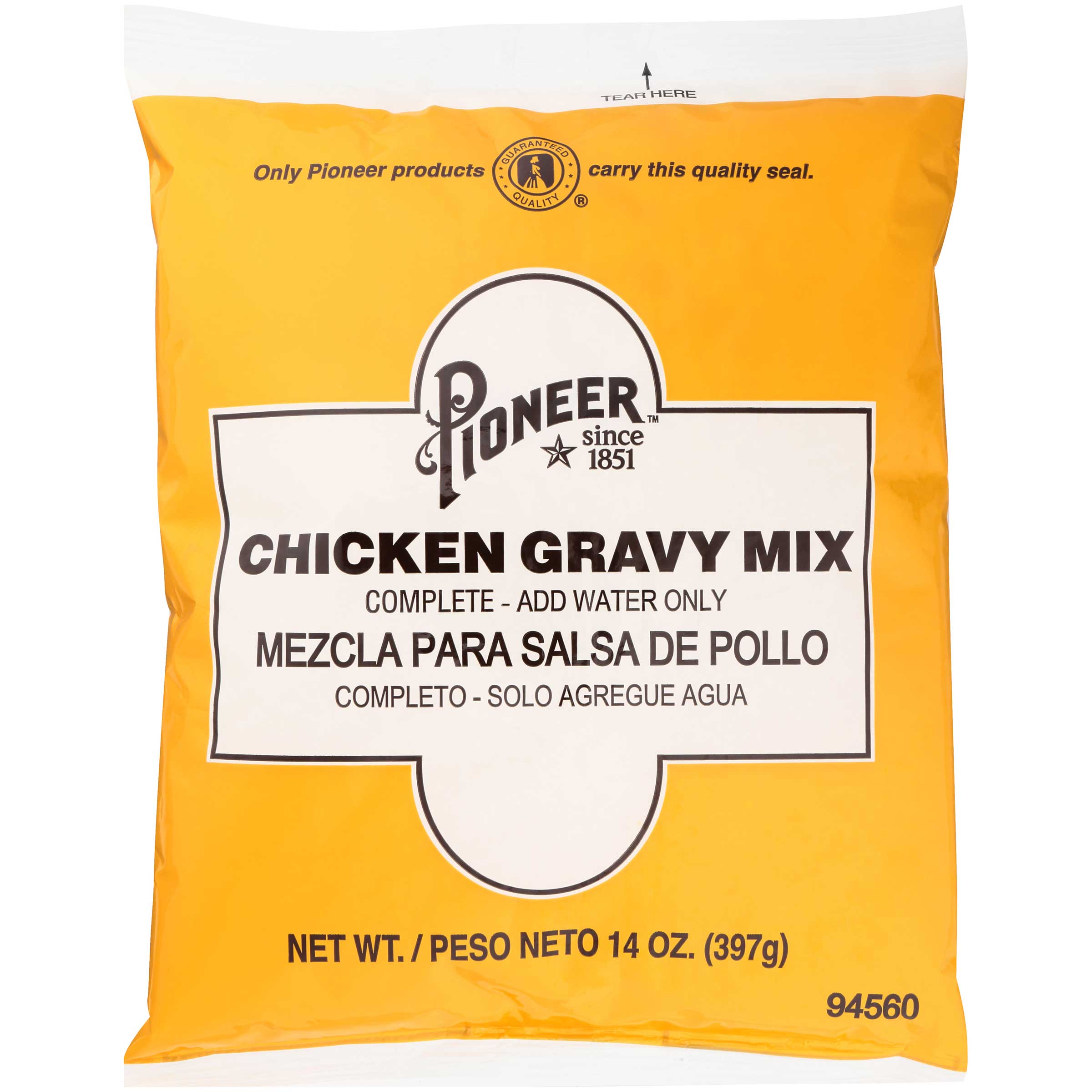 Pioneer Chicken Gravy Mix, 14 Ounce -- 6 Per Case
