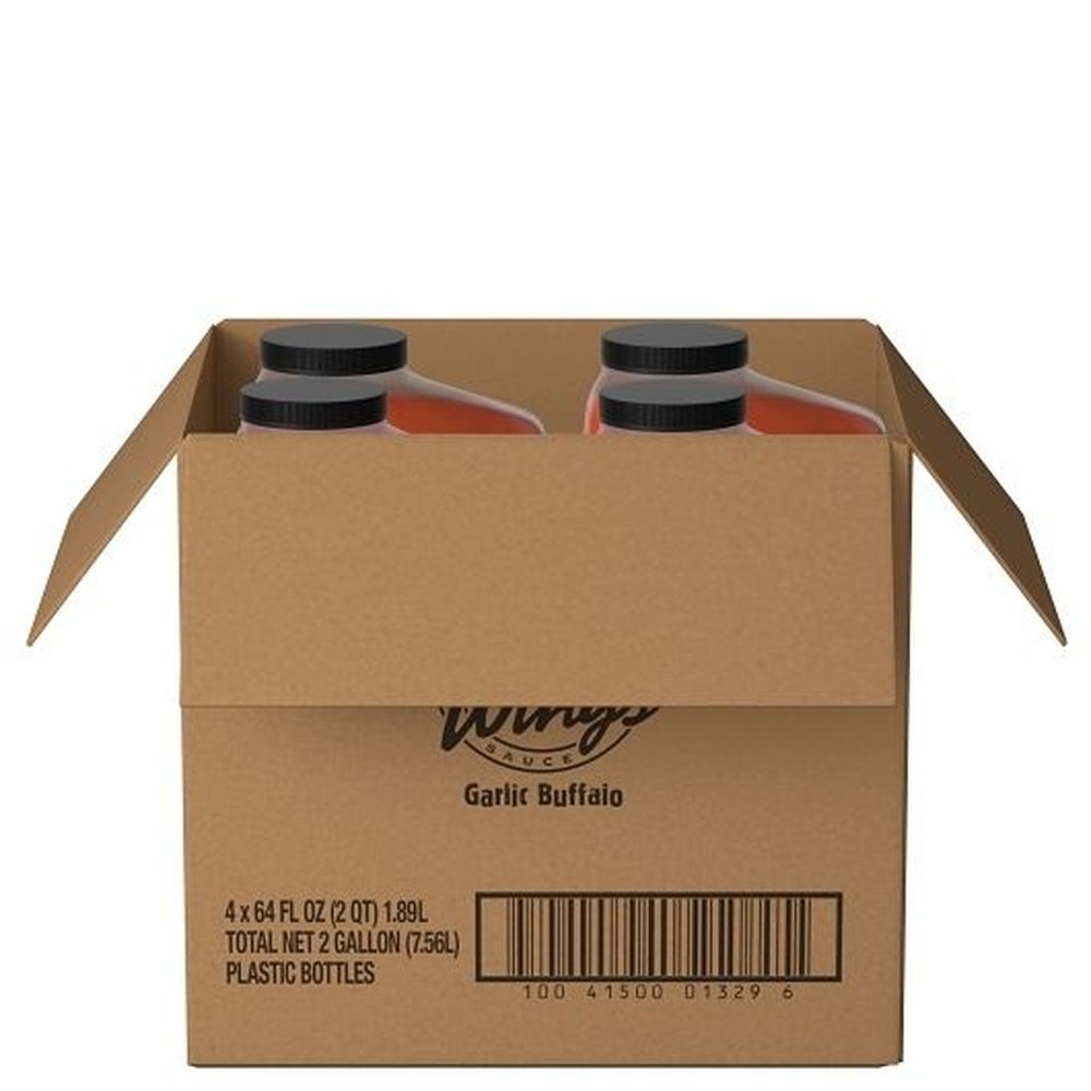 Frank's Redhot Garlic Buffalo Wing Sauce, 0.5 Gallon -- 4 Per Case