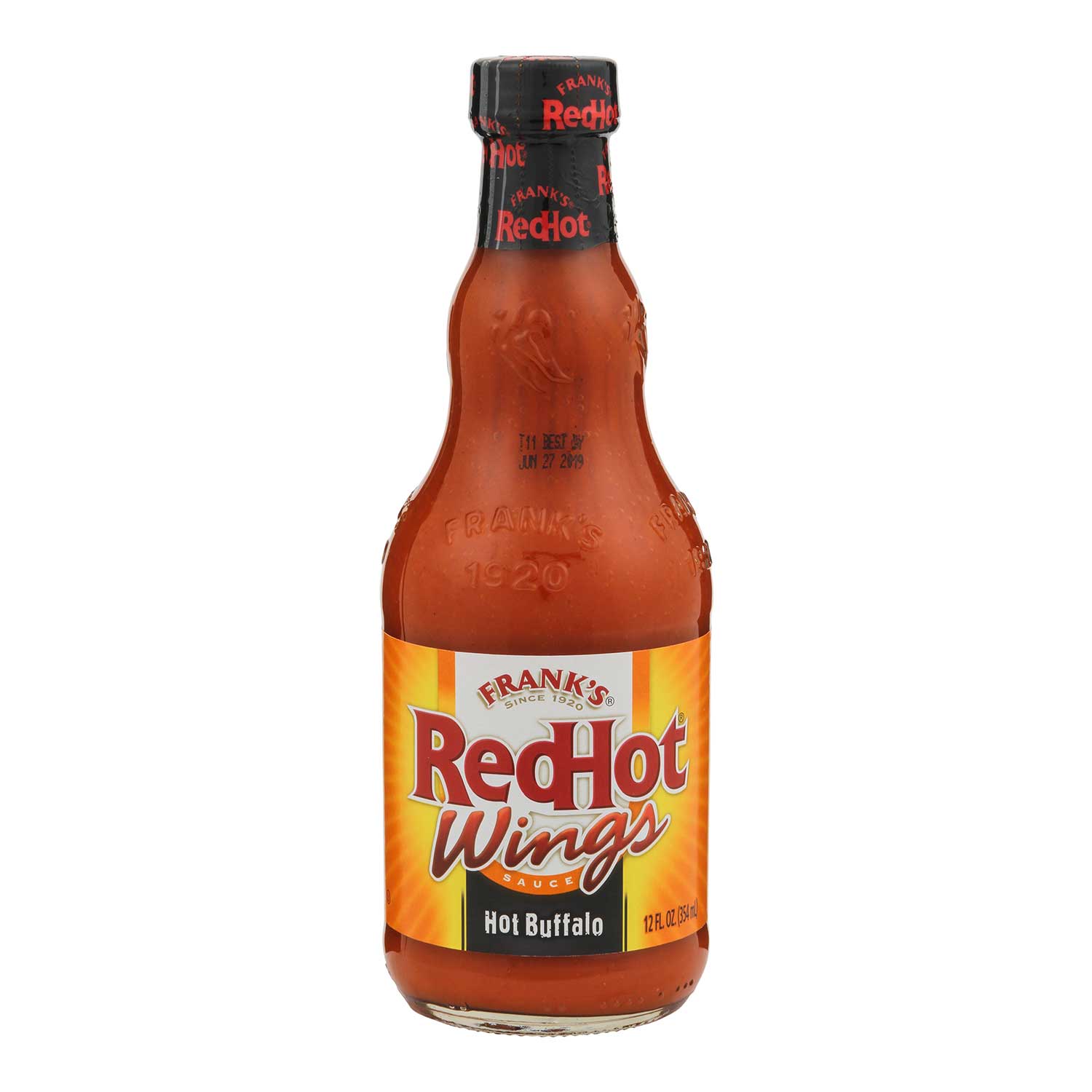 Reckitt Benckiser Franks RedHot Hot Buffalo Wing Sauce, 12 Ounce
