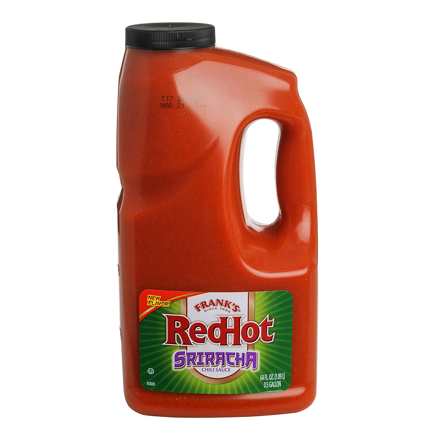 Franks RedHot Sriracha Chili Sauce, 0.5 Gallon -- 4 per case.