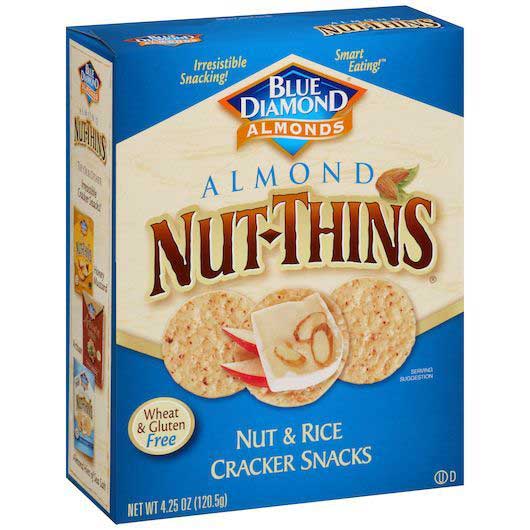 Nut-thins Nut And Rice Cracker Snacks, 4.25 Ounce -- 12 Per Case