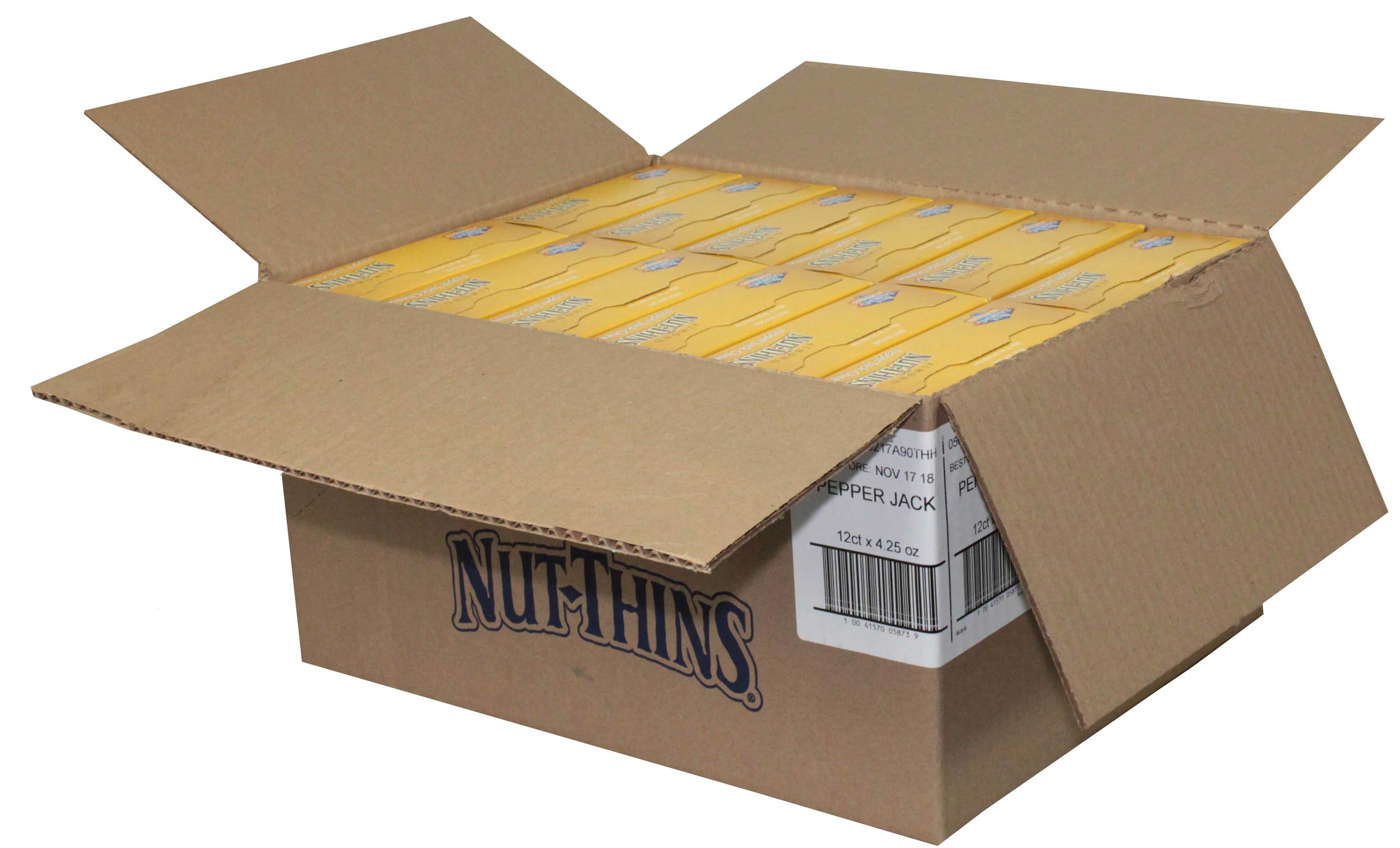 Blue Diamond Pepper Jack Cheese Almond Nut Thins Cracker, 4.25 Ounce -- 12 Per Case