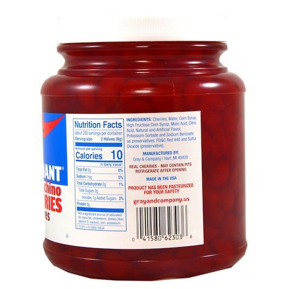 Pennant Maraschino Cherry Halves, 4.5 Pound -- 6 Per Case