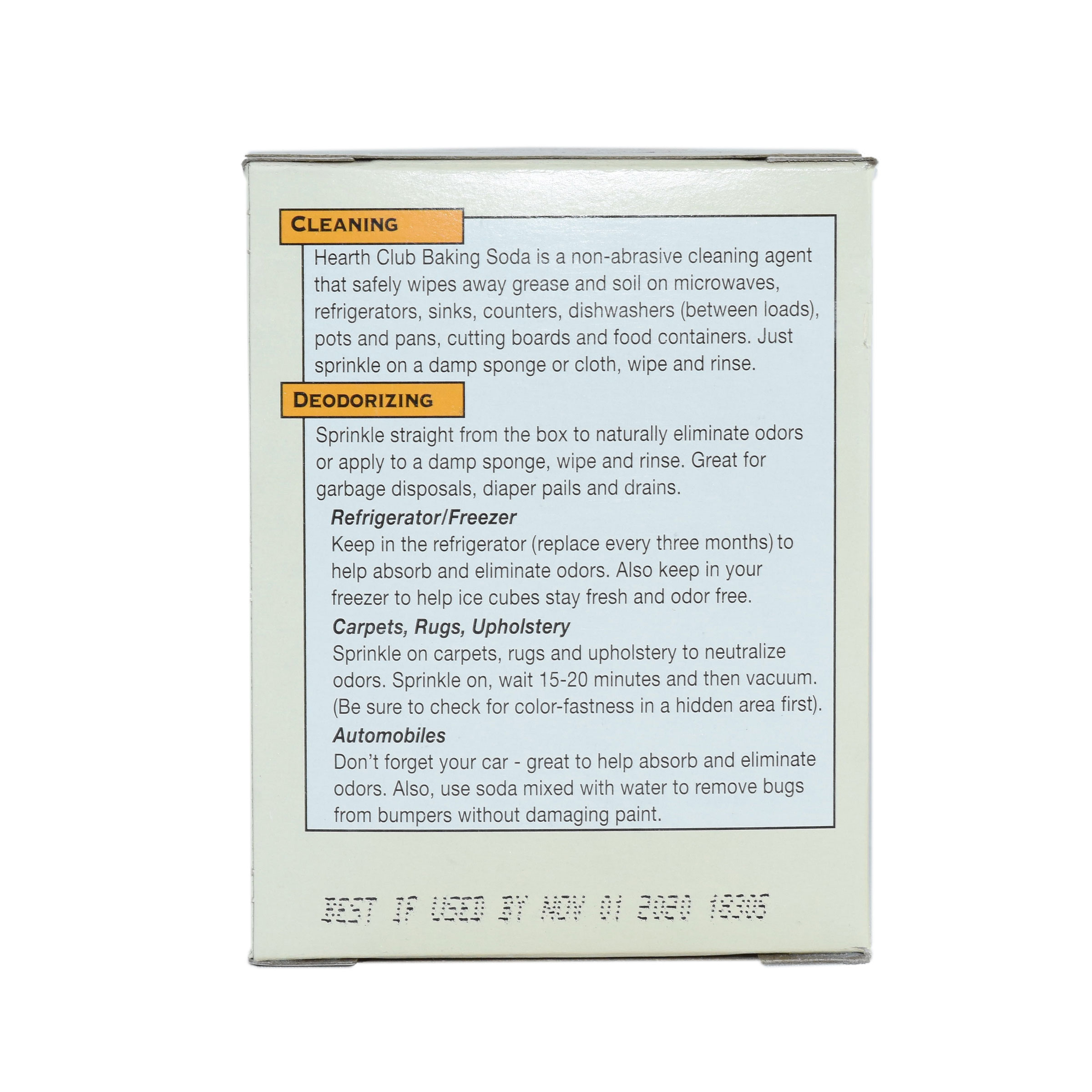 Hearth Club Baking Soda, 1 Pound -- 24 Per Case
