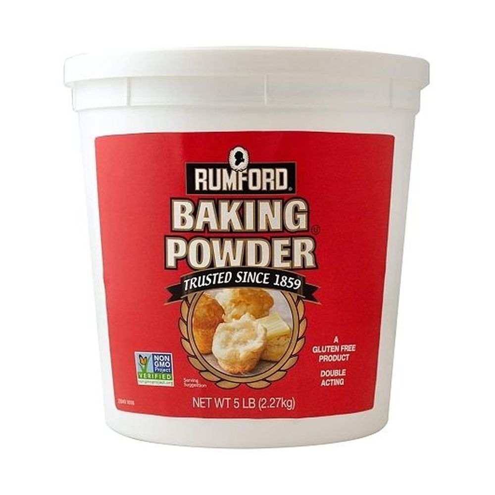 Rumford Double Acting Baking Powder, 4 Pound -- 6 Per Case