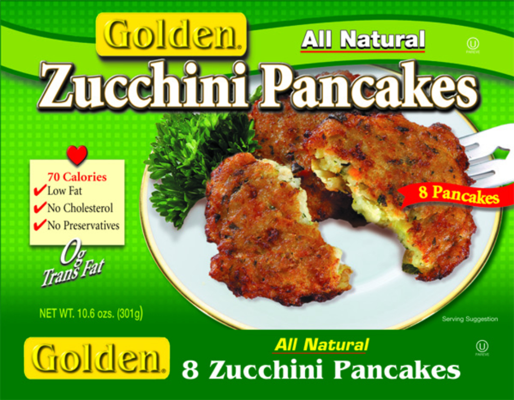 Old Fashioned Kitchen Golden Zucchini Pancake, 1.33 Ounce, 8 Per Box -- 12 Per Case