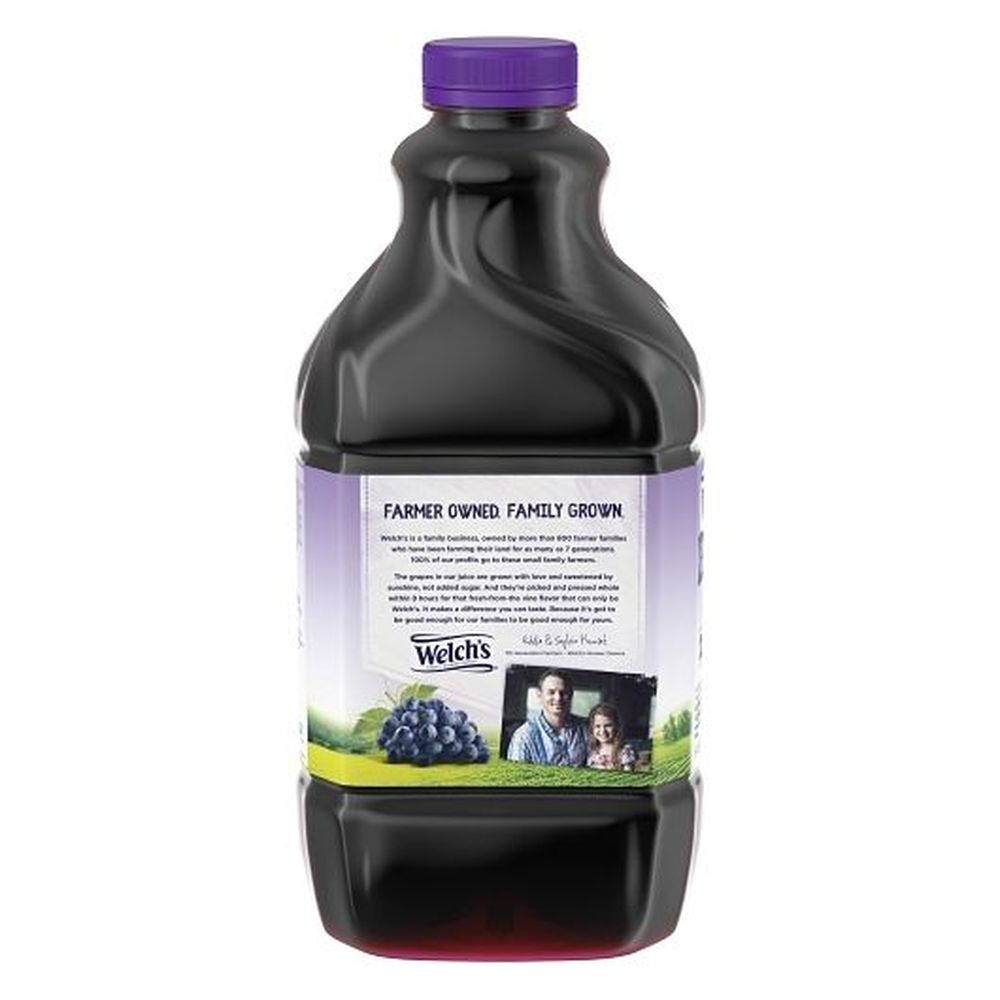 Welch's Concord Grape 100 Percent Juice with Fiber, 64 Fluid