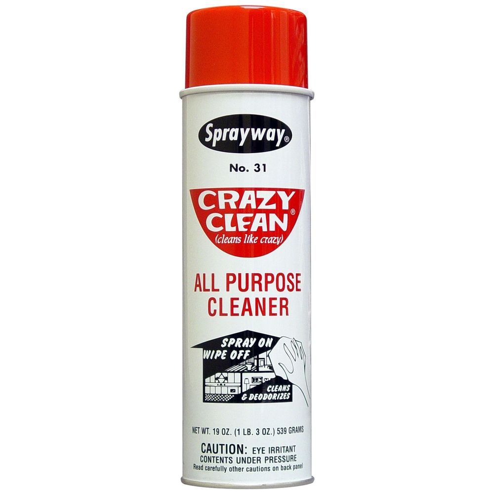 Claire Crazy Clean All Purpose Cleaner, 19 Ounce Aerosol -- 12 Per Case
