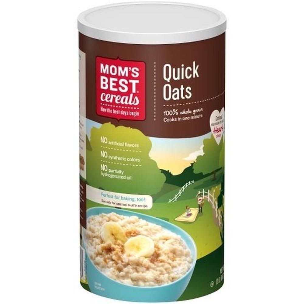 Mom's Best Quick Oats, 42 Ounce -- 12 Per Case