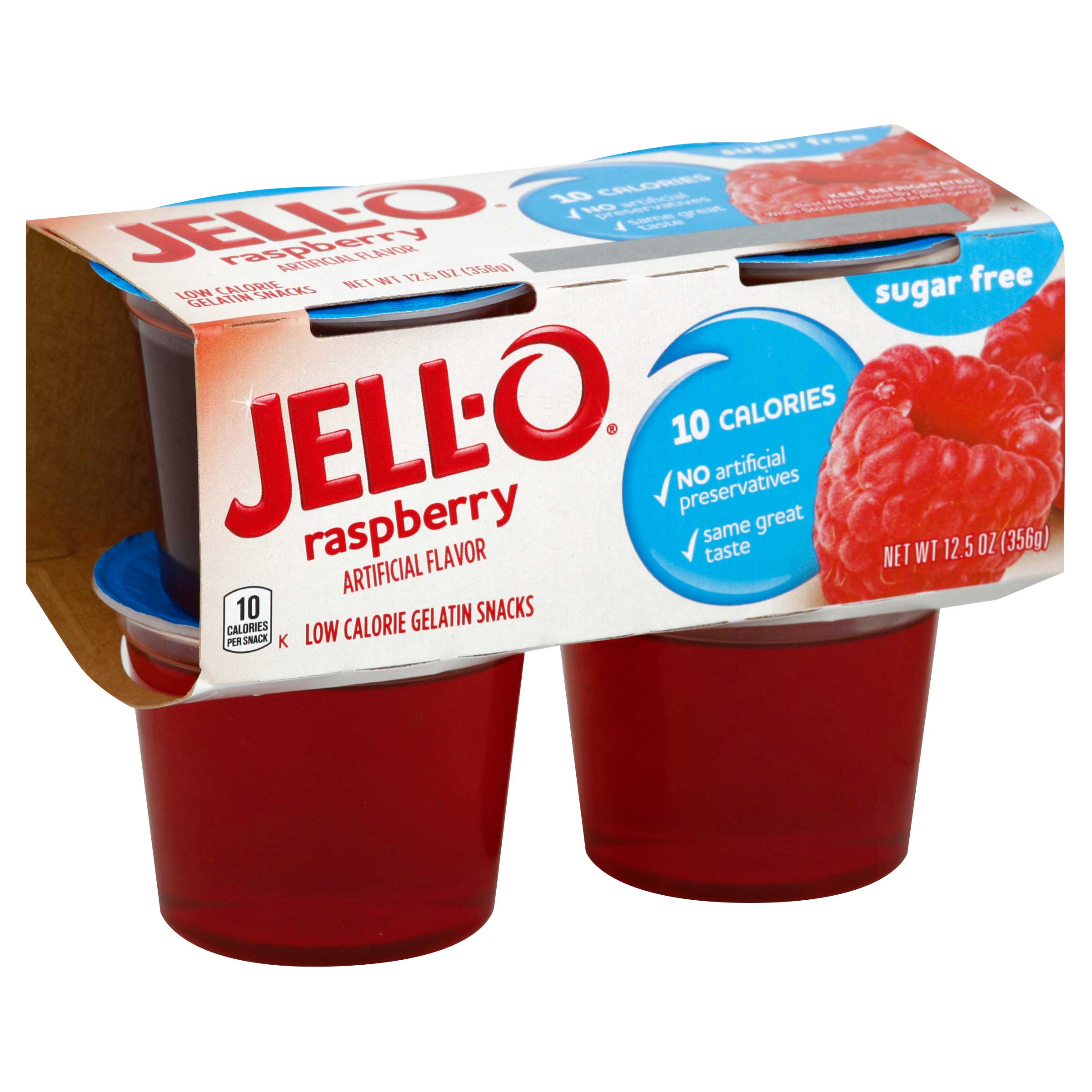 Jell O Ready To Eat Sugar Free Raspberry Dessert, 12.5 Ounce -- 6