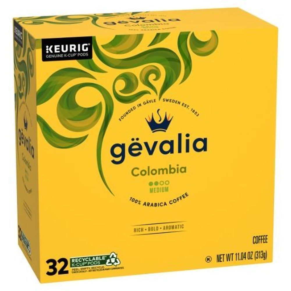 Gevalia Colombia Medium Roast K-cup Coffee Pod, 11.04 Ounce -- 4 Per Case