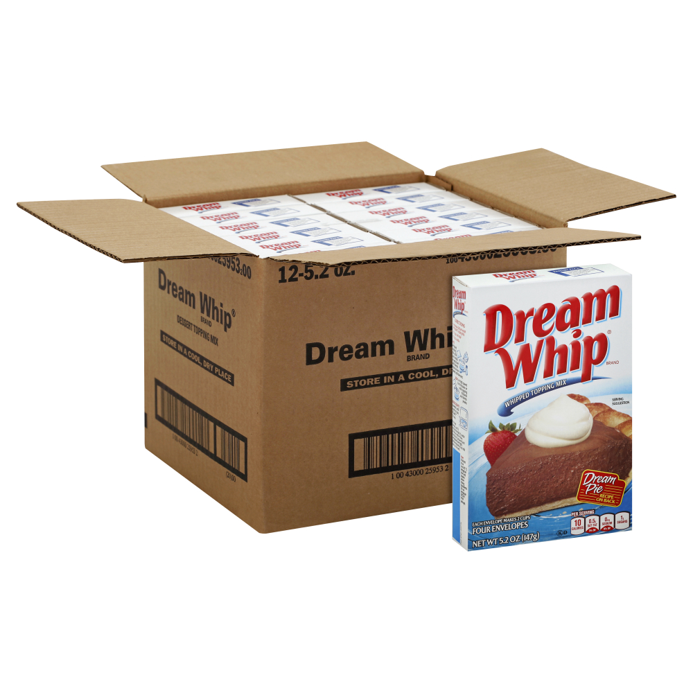 Dream Whip Topping 12 Per Case, 5.2 Ounce Each.