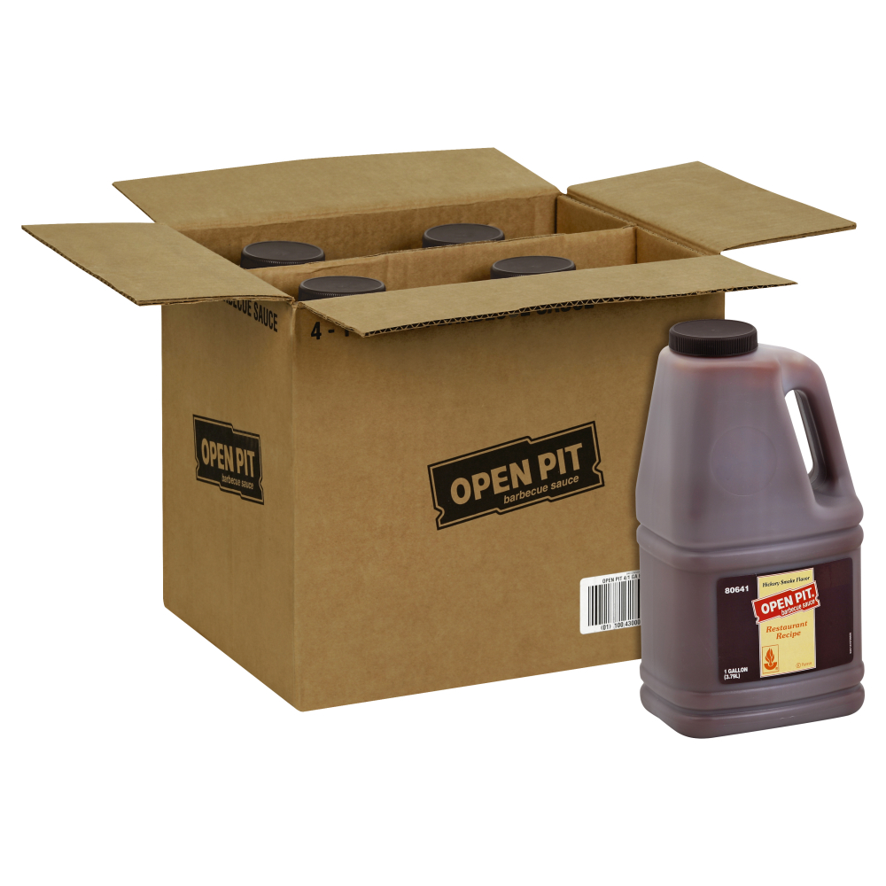 Open Pit Hickory Barbecue Sauce Jug Case | FoodServiceDirect