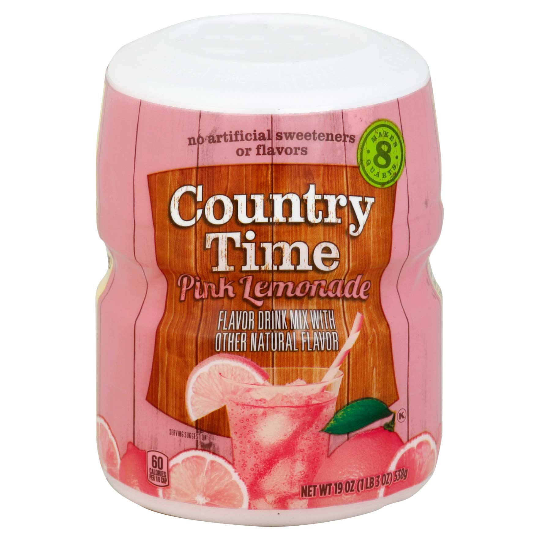Country Time Pink Lemonade Beverage, 19 Ounce -- 12 Per Case