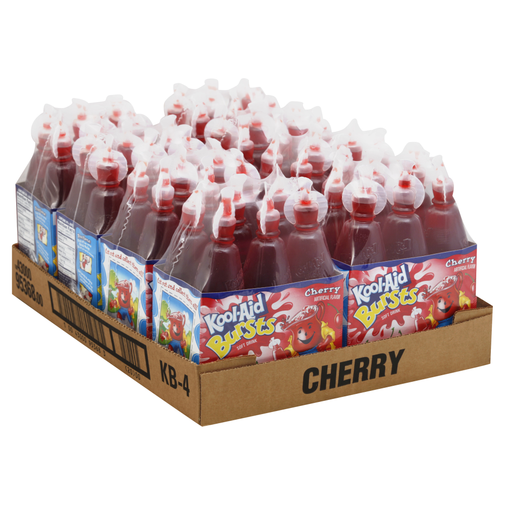 Kool-Aid Bursts Cherry Artificially Flavored Soft Drink, 6 ct Pack