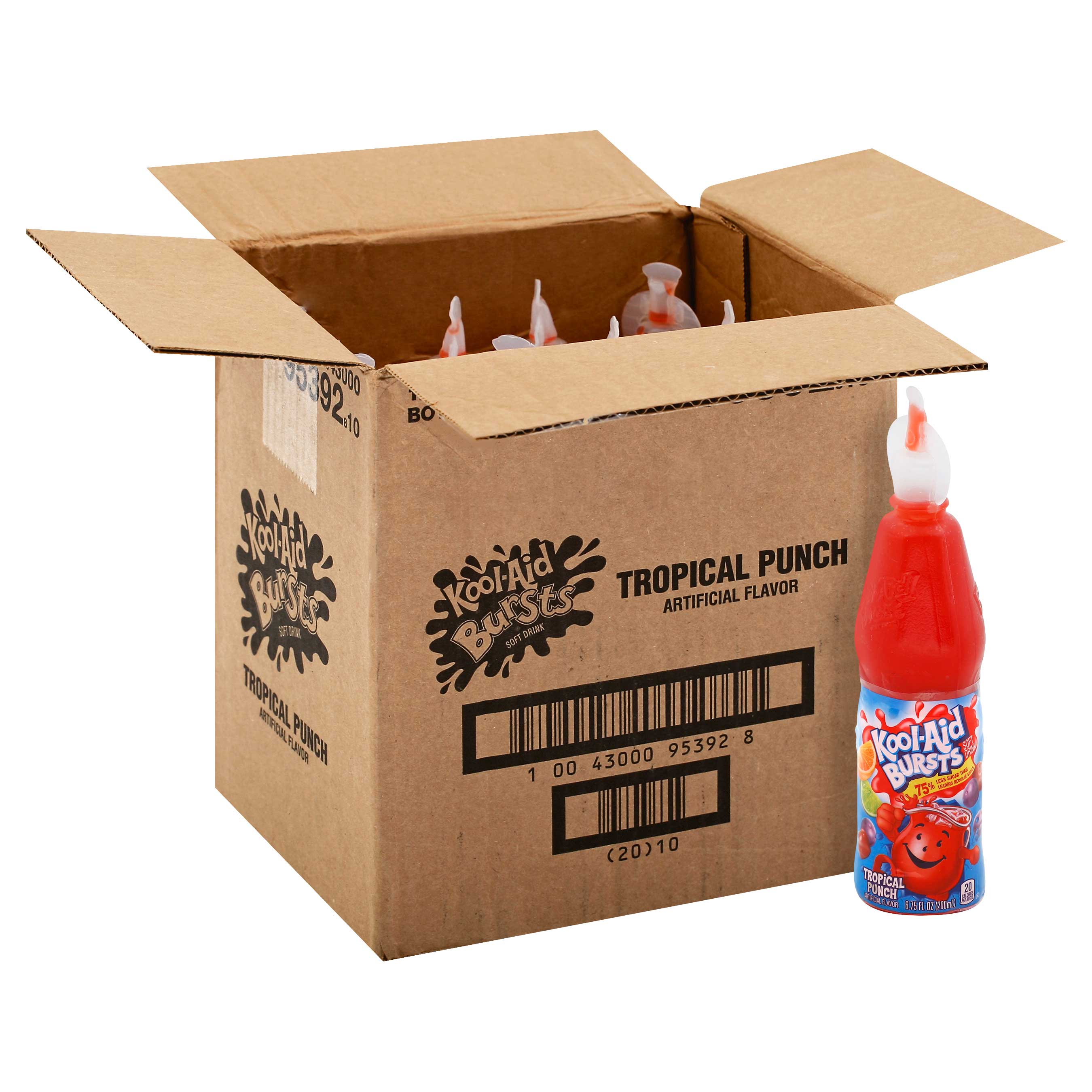  Kool-Aid Bursts Tropical Punch Soft Drink, 6.75 Fl Oz