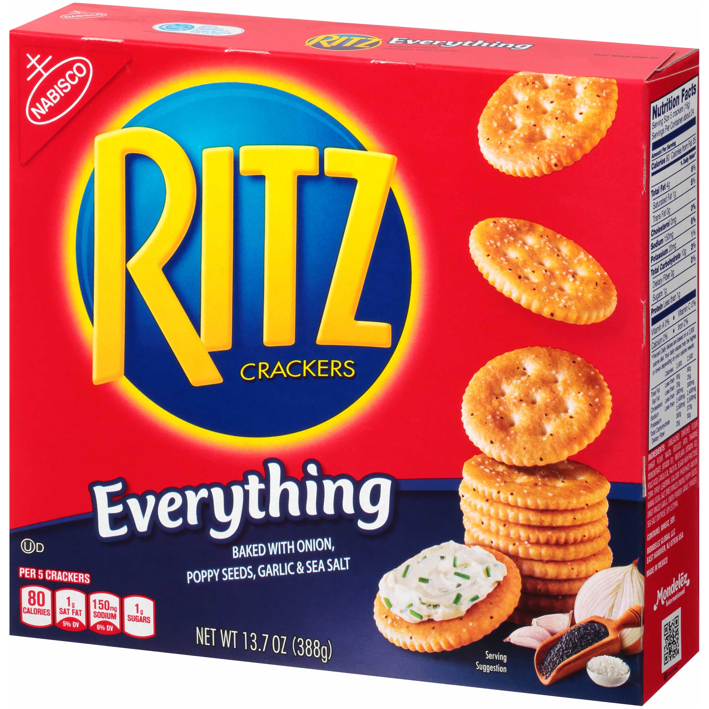 Ritz Everything Cracker, 13.7 Ounce -- 12 per case