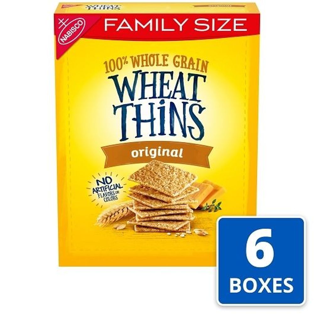 Wheat Thins, Original Whole Grain, 14 Ounce -- 6 Per Case