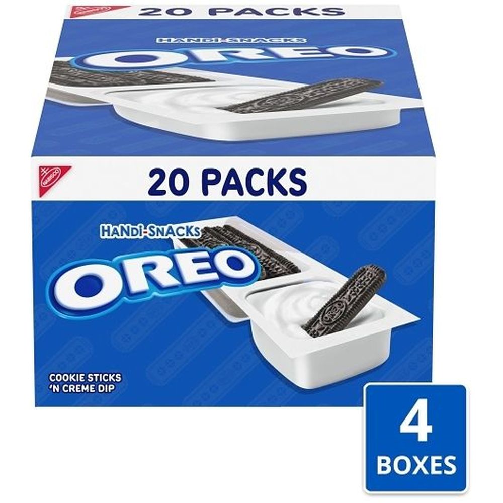 Handi-snacks Oreo Cookie Sticks And Cream Dip, 1 Ounce -- 80 Per Case
