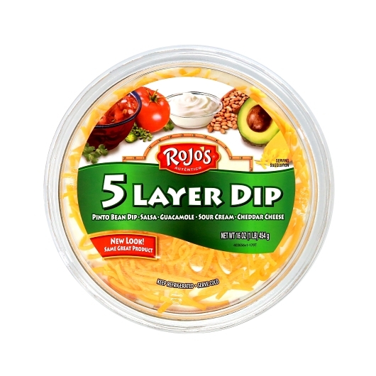 Rojos Mild Five Layer Dip, 16 Ounce -- 6 Per Case