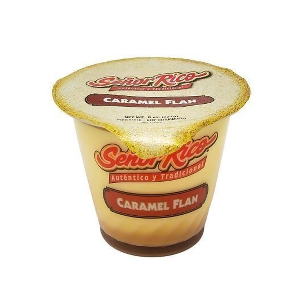 Senor Rico Caramel Flan, 8 Ounce -- 6 Per Case