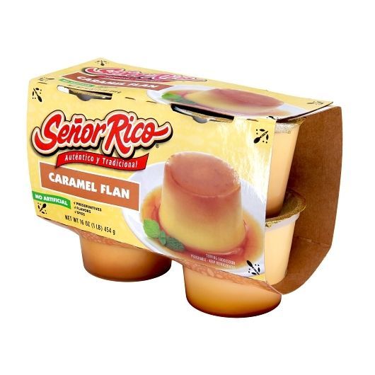 Senor Rico Caramel Flan, 16 Ounce -- 6 per case